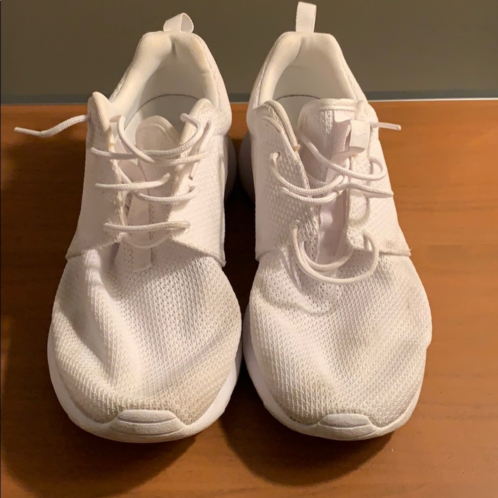 White Nike sneakers